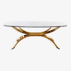 Coffee Table In Brass And Smoked Glass, Maria Pergay Style, France 1970/80 -Bookcases Sales c39ea33d 05ec 46e9 b141 0be615e9e63c