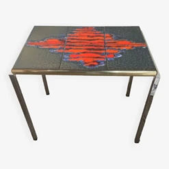 Side Table In Ceramic And Chrome Metal -Bookcases Sales c3ad9bb7 bfb8 4aa6 b3c6 7ef6b9e43078