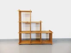 Bookcase Vintage Pine Staircase Shelf From The 80s In The Style Of Maison Regain -Bookcases Sales c606c2c6 5e83 4b91 90f3 e57dac7f82d0