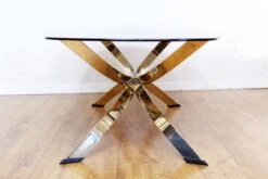 Coffee Table In Brass And Smoked Glass, Maria Pergay Style, France 1970/80 -Bookcases Sales c78bb5b3 2c50 4d8c 9252 e36d92c1b7e6