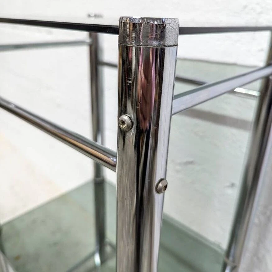 Chrome Plated Double Glass Top 7 Chrome Plated Double Glass Top - Image 7