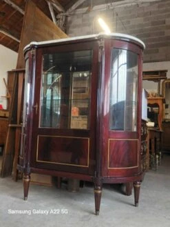 Louis Xvi Style Half-moon Silverware Display Case -Bookcases Sales cbe14960 92ad 4b08 aed9 0f8879927cc0