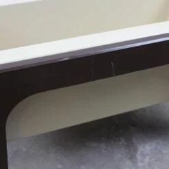 Flair Side Table With Storage Bin 1970s