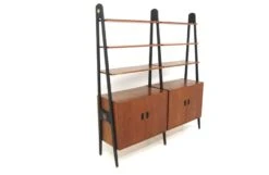 Scandinavian "double" Teak Bookcase, Sweden, 1950 11 Scandinavian "double" Teak Bookcase, Sweden, 1950 -Bookcases Sales ce218665 27d5 46aa 94cb 8ee65cd762e8