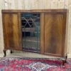 English 3-door Chippendale Display Cabinet In Mahogany From The Early 20th Century