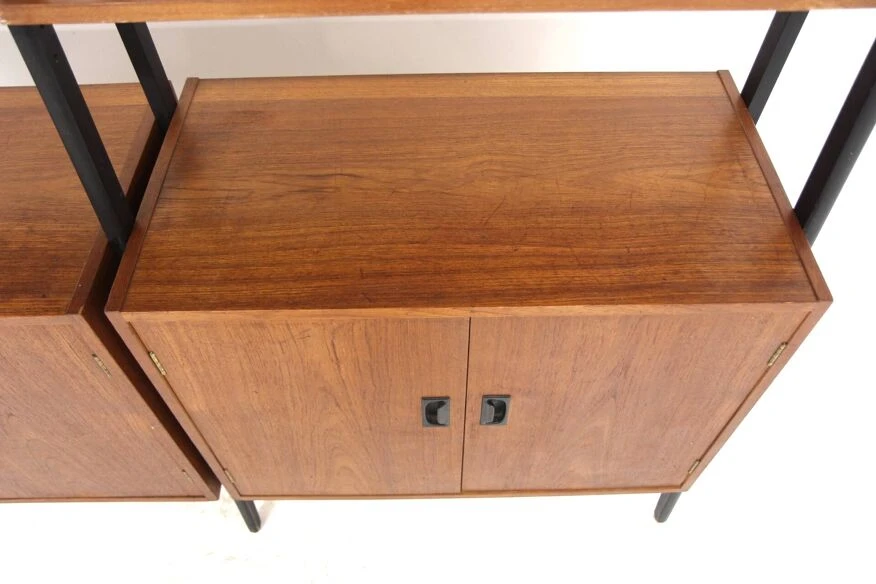 Scandinavian "double" Teak Bookcase, Sweden, 1950 7 Scandinavian "double" Teak Bookcase, Sweden, 1950 - Image 7