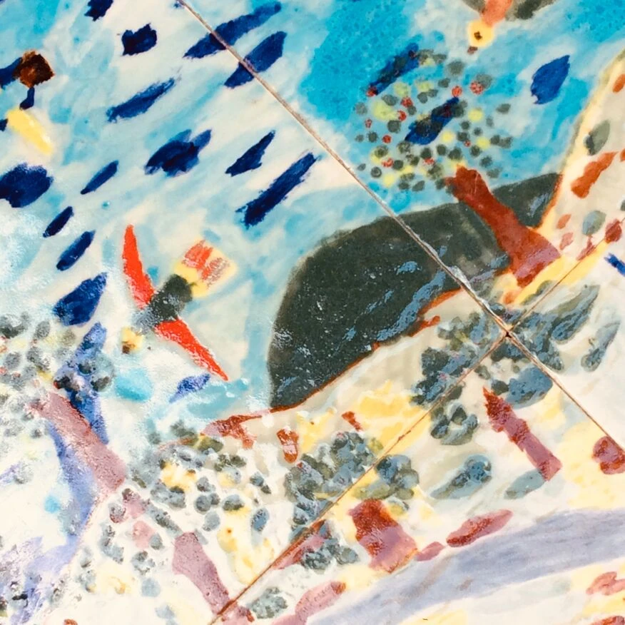 Pedestal Table With Children's Ceramics 1 Pedestal Table With Children's Ceramics