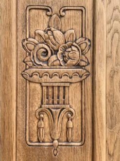 Parisian Art Deco Glass Cabinet In Raw Wood 1930 -Bookcases Sales d0a8670d 95ed 48e1 937e 7f81845b6b01