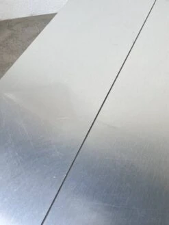 80s Brushed Metal Coffee Table -Bookcases Sales d3e60204 94fc 4726 8762 324c22b8a4ba