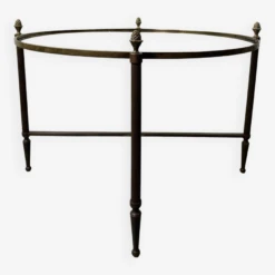 Round Coffee Table In Brass And Smoked Glass -Bookcases Sales d4473daa 402f 4a78 ac48 5a19b9a55e58