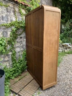 Parisian Art Deco Glass Cabinet In Raw Wood 1930 -Bookcases Sales d5707d3d 1707 463a bed6 b344d4f8f0a5