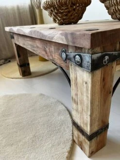 Rectangular Coffee Table In Solid Acacia And Fittings -Bookcases Sales d5fb3694 2ed0 43d6 abcc ebbc9f46a8d1