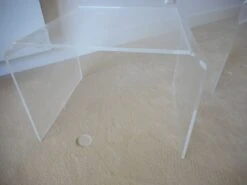 Set Of 2 Vintage Plexiglass Side Or Bedside Tables 1970 -Bookcases Sales d6694ab6 4534 4cb0 afa9 6aa3908bce2c