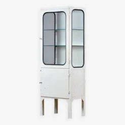 Vintage Iron And Glass Medical Cabinet, 1970’s -Bookcases Sales d672a3f6 e47c 4b2d 83bb 764b6e4f2db0
