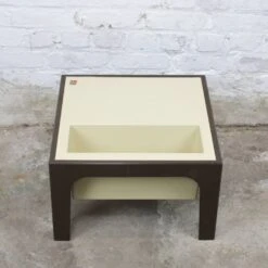 Flair Side Table With Storage Bin 1970s -Bookcases Sales d6a67a29 e154 4159 9e85 dacf511ccd19