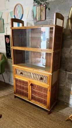 Bookcase Display Unit In Wood And Rattan 16 Bookcase Display Unit In Wood And Rattan -Bookcases Sales d6b36514 96ae 4879 96d5 98895279fa1a