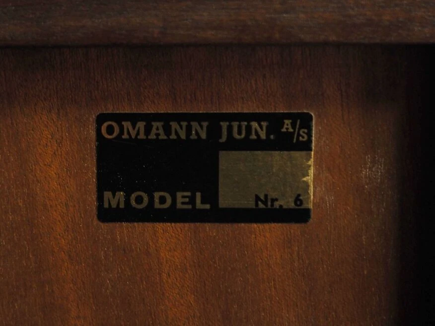 Mahogany Bookcase, Danish Design, 1970s, Production: Omann Jun 7 Mahogany Bookcase, Danish Design, 1970s, Production: Omann Jun - Image 7