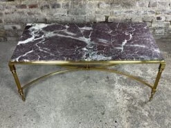 Bronze Coffee Table With Marble Top, 1970 -Bookcases Sales d839a5a9 ea36 46dd 96ba 57765cec3c6d