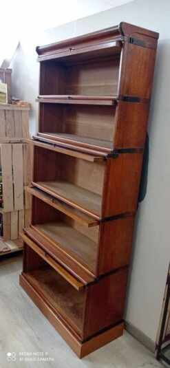 Old Library/showcase In Solid Oak 3 Parts -Bookcases Sales d88004f9 1981 4ab9 bca2 6096cd63942d