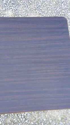 Vintage Side Table From The 60s Formica Top Imitation Rosewood Black And Gold Metal Legs -Bookcases Sales d8bb1f54 f520 433e a6b8 86340a070157