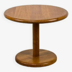 Table D'Appoint Ronde Vintage En Teck, 1970s -Bookcases Sales da7b0ae7 6bf9 4ff9 a5fc 22421444f05c