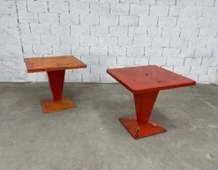 Pair Of Tolix Kub Model Tables From The 1950s -Bookcases Sales dbdd2ba7 096a 4981 b601 8f3d49e71ce4