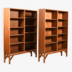 Pair Of Book Cases By Børge Mogensen For FDB Møbler 1960s -Bookcases Sales dd3cc33d 831e 4327 a3fc a52ffb0e25db