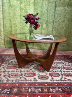 Mid Century Retro Vintage Teak Round Coffee Table By GPlan 1960 -Bookcases Sales dec1fd03 f4e4 43f1 b431 cff182e6cf82