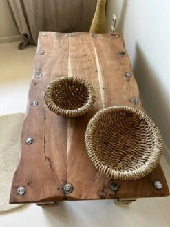 Rectangular Coffee Table In Solid Acacia And Fittings -Bookcases Sales df4b36bc b822 4943 99d0 b240b07207da