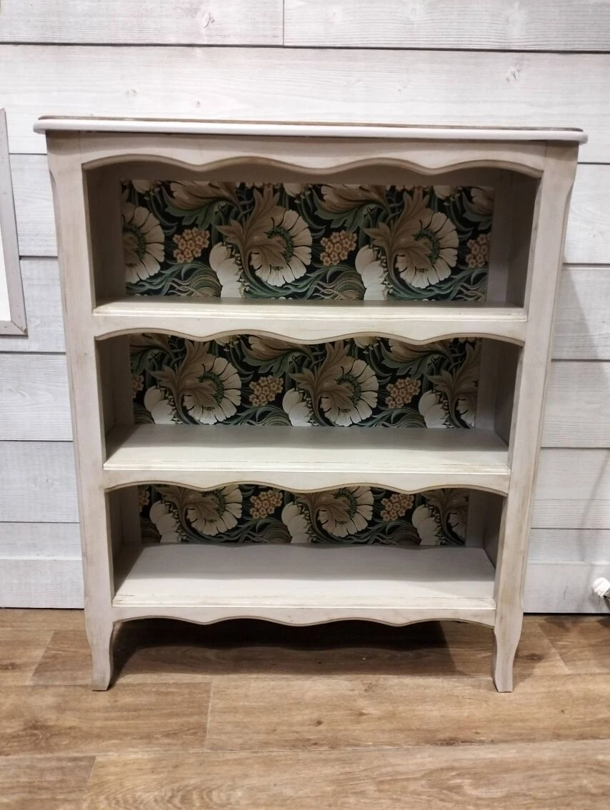 Patinated Beige Bookcase 6 Patinated Beige Bookcase - Image 6