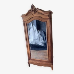Antique Louis XV Style Mirror Cabinet In Solid Walnut -Bookcases Sales e229c82e bf82 48a4 8aa1 ca3f4b6e46e4
