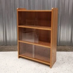 Bookcase Unit With Wood And Glass Display, 1960 -Bookcases Sales e2923d0a 8526 4afc 8592 1511dd0a9831