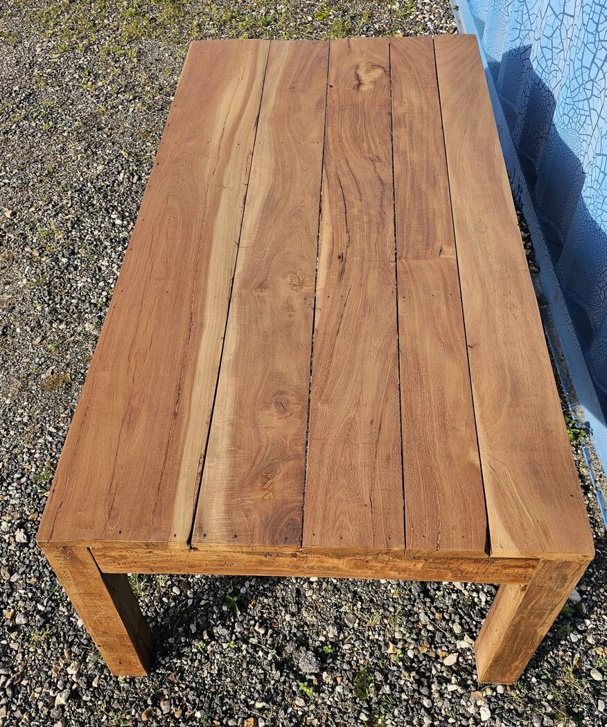 Solid Teak Coffee Table 9 Solid Teak Coffee Table - Image 9