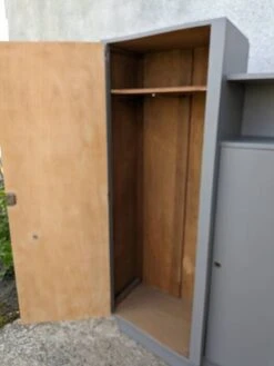 Painted Asymmetrical Cabinet