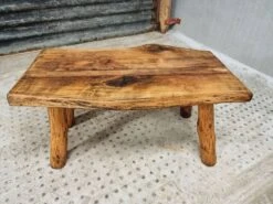 Vintage Coffee Table Rustic Beech Wood 55 X 90 Cm -Bookcases Sales e5d326a8 fa84 4233 854d b75a0192b0aa