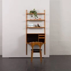 Poul Cadovius One Bay Teak Wall Unit With A Secretaire, Cado, Denmark 1960s -Bookcases Sales e64d0e06 913c 445b 8039 eec6412df83b