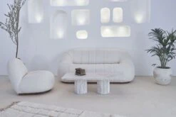 Natural Travertine Rectangular Coffee Table - 100x50 -Bookcases Sales e9a79cfb 9612 414c b338 b8a44ac9c969