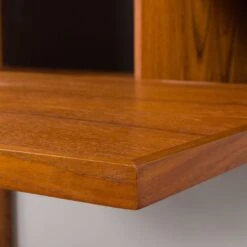 Poul Cadovius One Bay Teak Wall Unit With A Secretaire, Cado, Denmark 1960s -Bookcases Sales ec184faa 7550 42bd 820e 567f74709147