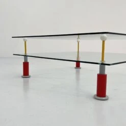 Postmodern Glass Coffee Table With Floating Pane, 1980s 11 Postmodern Glass Coffee Table With Floating Pane, 1980s -Bookcases Sales ee1fa964 e1a2 446b bc23 c5a5d46a4d02