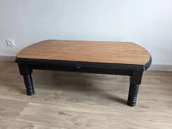 Old Black And Wood Coffee Table -Bookcases Sales efa75674 beaa 44ec 834a 9dbc43442135