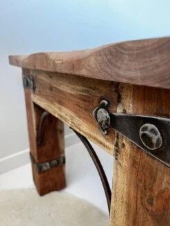 Rectangular Coffee Table In Solid Acacia And Fittings -Bookcases Sales f1a4d00a 3d75 464b a38e 0b78425b5ee3