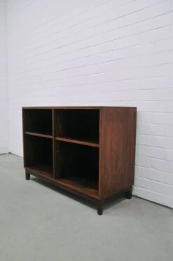 Vintage Rosewood Veneer Bookcase