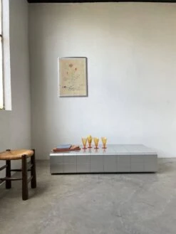 80s Brushed Metal Coffee Table -Bookcases Sales f45f6e12 46f1 44f1 ae6e 03d0a3e20ba8