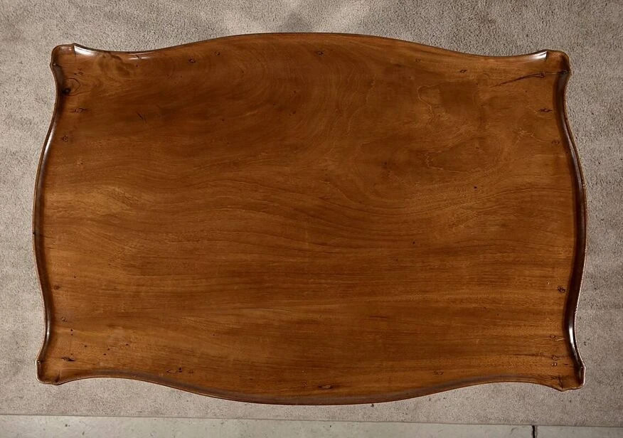 Small Cabaret Table In Mahogany, Louis XV Style, Napoleon III Period – Mid-19th Century 11 Small Cabaret Table In Mahogany, Louis XV Style, Napoleon III Period – Mid-19th Century - Image 11