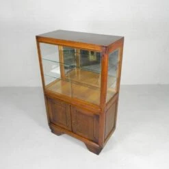 Art Deco Display Cabinet With Sliding Glass Doors -Bookcases Sales f4ce86a8 70cf 4db8 9344 c028c8a7efcf