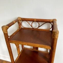 Vintage Bamboo And Rattan Bookcase -Bookcases Sales f52f4353 05f4 4d5f a320 ee9c3af5e349