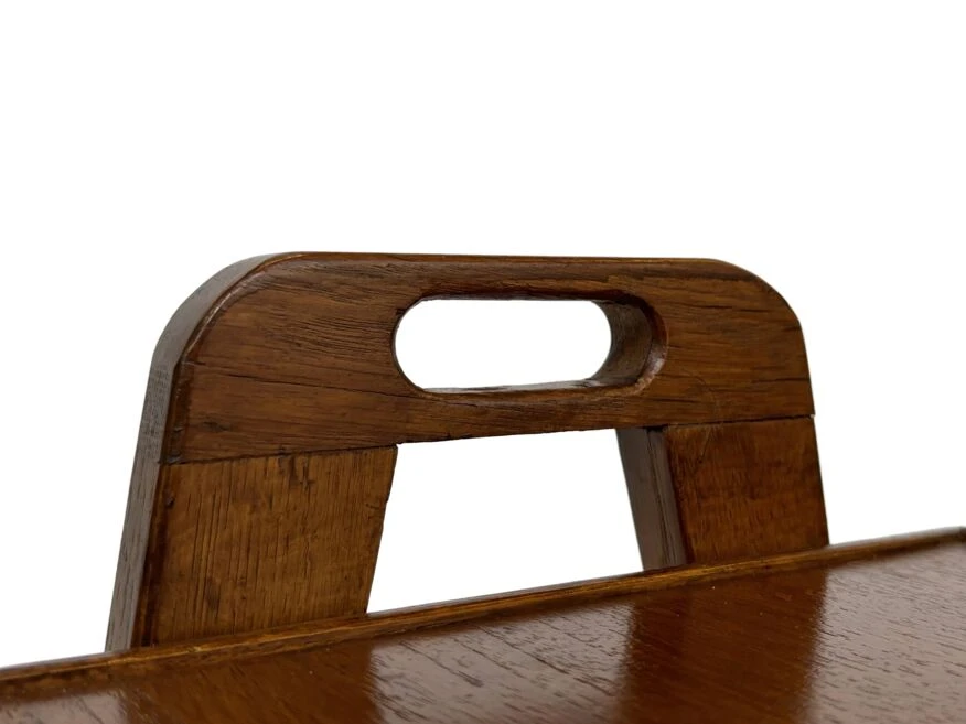 Vintage Side Table Teak Rattan Table From The 1960s 7 Vintage Side Table Teak Rattan Table From The 1960s - Image 7