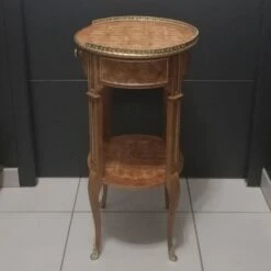 Pedestal Table Or Living Room Table In Louis XV Style Marquetry -Bookcases Sales f886e9a7 07d0 4177 b1bc e43adf511216