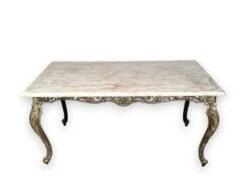 Louis XV Style Coffee Table In Marble And Copper -Bookcases Sales f9577d4b 33cd 43dc 920d 1a4598f582f0