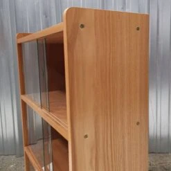 Bookcase Unit With Wood And Glass Display, 1960 -Bookcases Sales f9ca4f6d 4d48 4479 97fb c4a96376513b